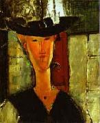 Amedeo Modigliani Madame Pompadour by Modigliani USA oil painting artist